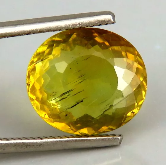 Shola Vrai 5,15 Carats Naturelle Jaune Vert Apatite En Mali