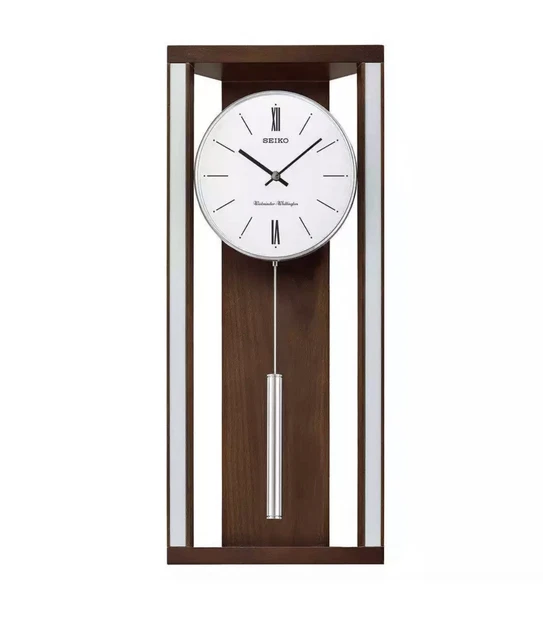 SEIKO WALL CLOCK with Pendulum and Dual Chimes 143.18 PicClick