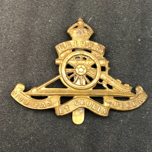 ORIGINAL WW1 BRITISH Army Cap Badge - Royal Artillery £12.00 - PicClick UK