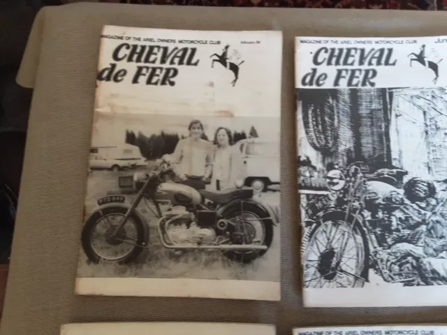 Cheval De Fer Ariel Besitzer Motorradclub Zeitschriften 1983/84/85 2