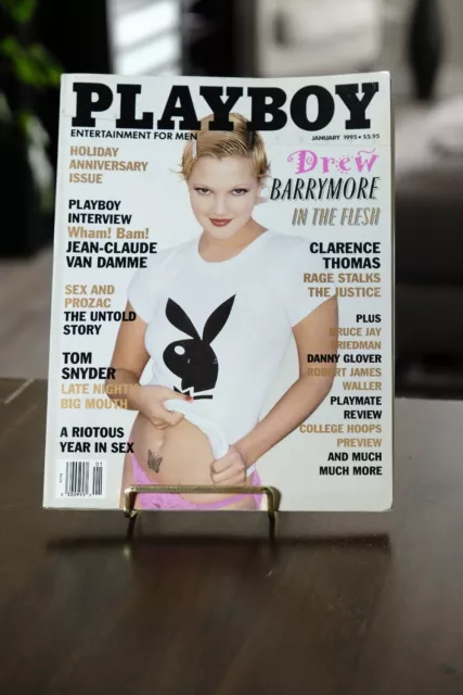 Drew Barrymore Playboy Magazine January Complete Exceptional