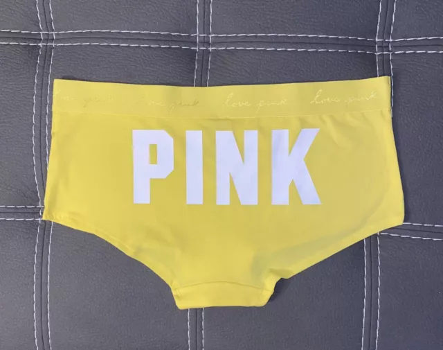 NEW VICTORIA SECRET PINK Panties Boyshorts XL Atomic Pink Christmas Gifts  Cotton $4.00 - PicClick