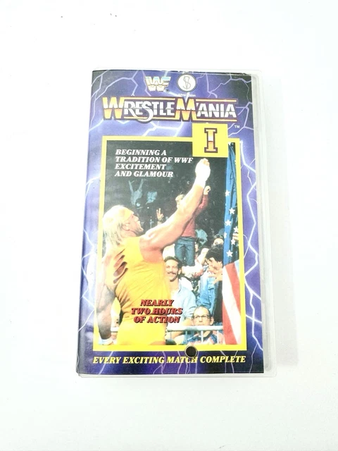 wwe-wwf-wrestlemania-1-vhs-wrestling-video-tape-vintage-read