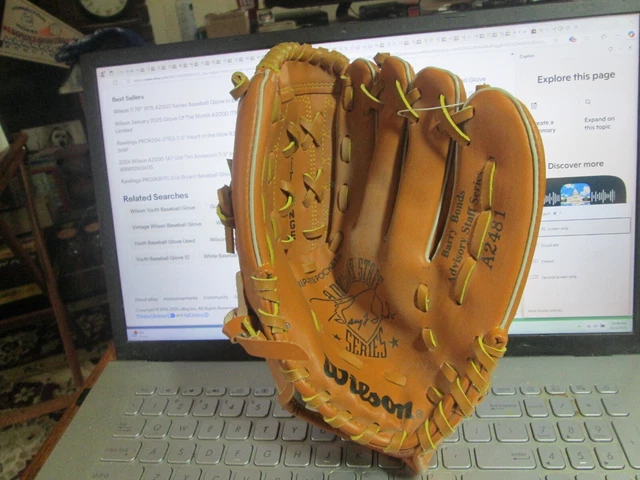 Wilson BARRY BONDS モデル Guante de béisbol vintage 