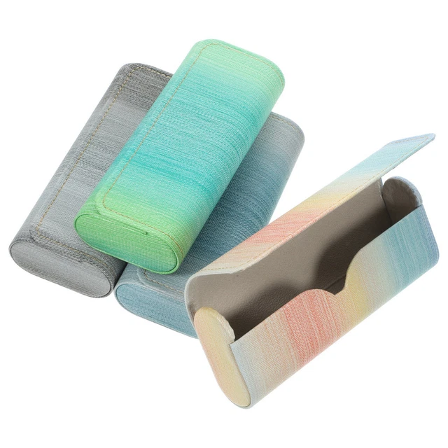 4Pcs Portable Glasses Protective Case Eyeglasses Case Travel Portable PU