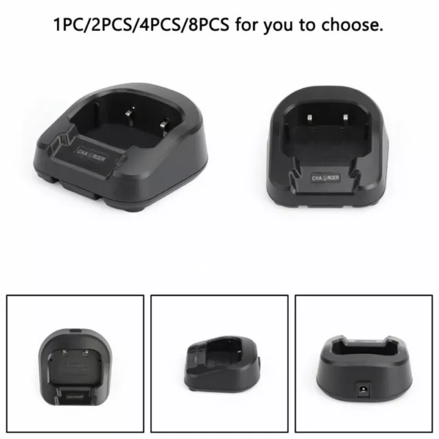 Batterie Chargeur Pedestal Cigarette Fast Chargeur Pour BaoFeng BF-UV8D UV-82 A