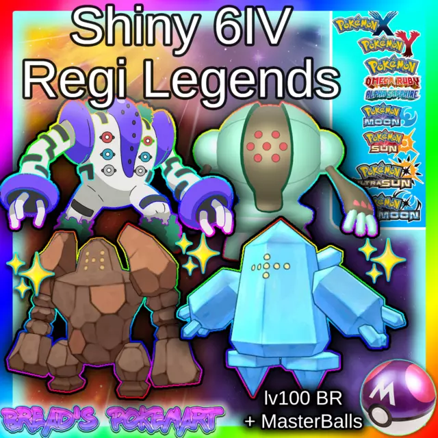 6IV Shiny Regigigas Pokemon Brilliant Diamond Shining Pearl 