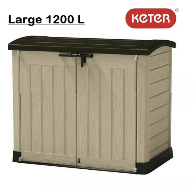 KETER STORE IT Out Arc Plastic Garden Storage Box 1200L FREE NEXT DAY