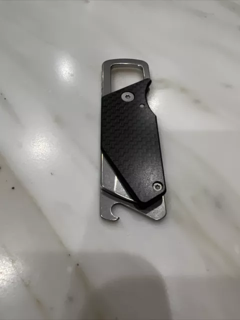 Kershaw Sinkevich Pub Pocket Knife Carbon Fiber Handle  Bottle Opener 4036CF