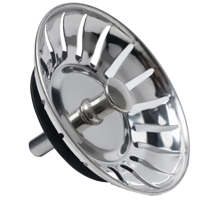 Fregaderos de cocina de repuesto de acero inoxidable premium tamices 80mm evita obstrucciones
