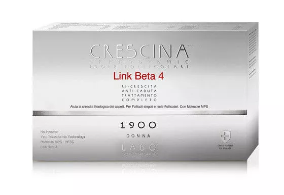 LABO Crescina Iles Cellules Folliculaires Maillon BETA-4 Fall Cheveux 1900 Dames