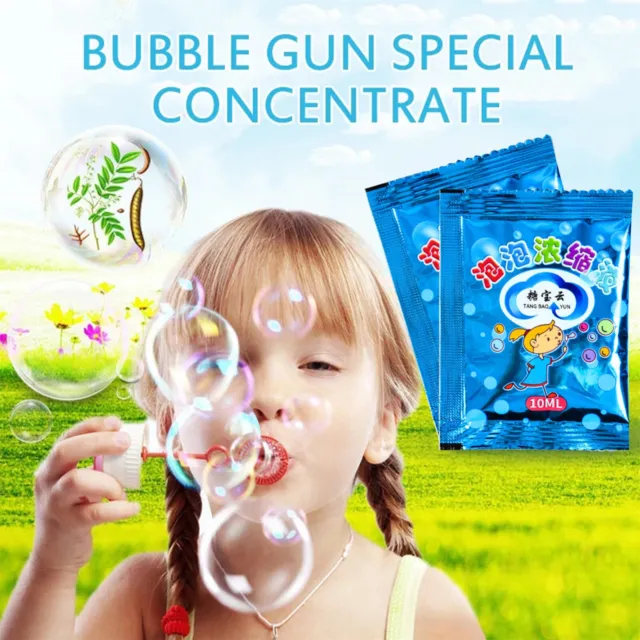 1/5/10PCS Water Soap Bubble Liquid Bubble Solution Mixture For Bubble Machine UK