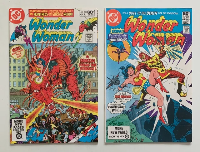 Wonder Woman #284 & 285 (DC 1981) 2 x FN+ Bronze Age comics