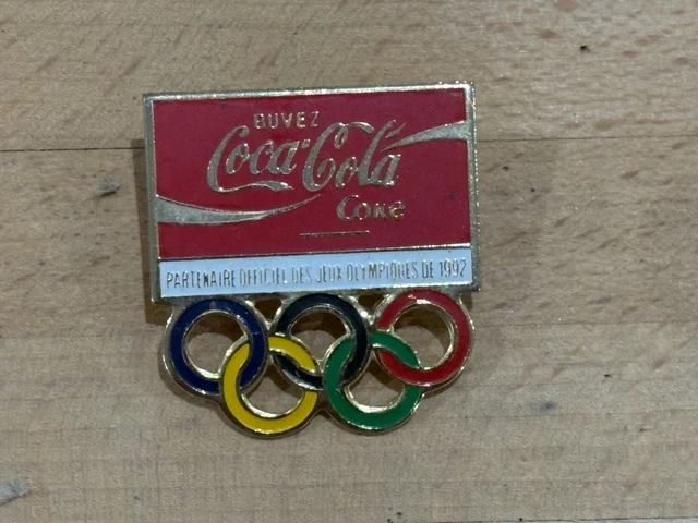 VINTAGE ALBERTVILLE 1992 Coca Cola Olympic Pin EUR 3,30 - FR