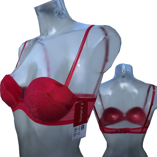 Soutien-gorge Triumph Flirt Spotlight - Push-up 95B - Couleur Corail - Neuf Avec étiquettes