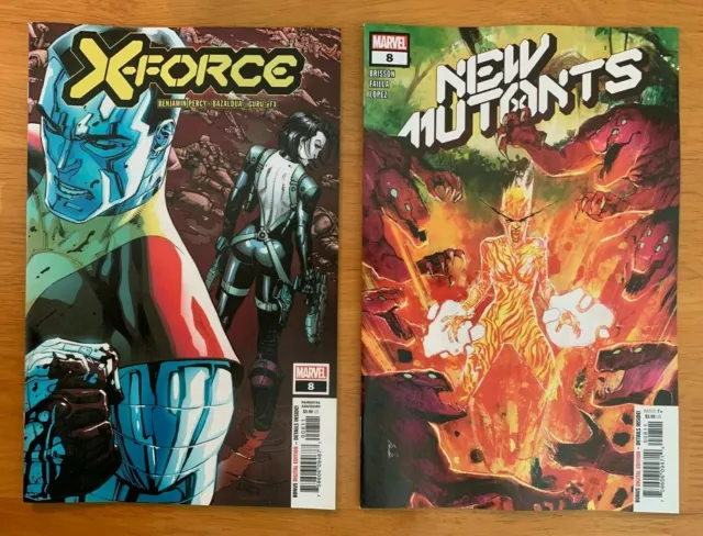 NEW MUTANTS 8, X Force 8 2020 DX Main Cover A 1st Print Marvel NM+