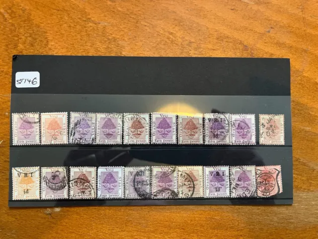 ST146 - 20 Old Orange State / vri stamps various types & conditions some