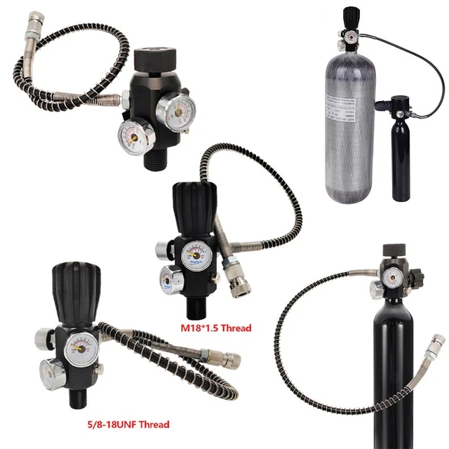 Adaptateur De Remplissage Pour Réservoir Paintball - 4500 PSI - Acier Inox