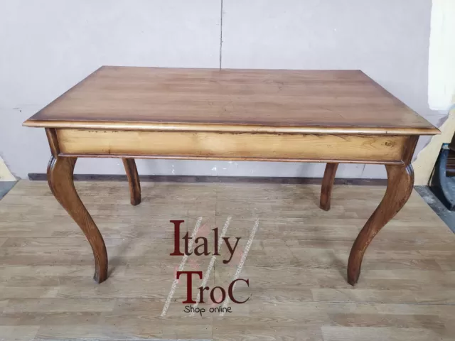 Tavolo In Rovere Integro E Originale Di Epoca 900'