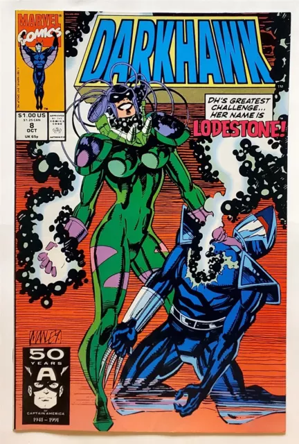 Darkhawk #8 (Oct 1991, Marvel) VF-