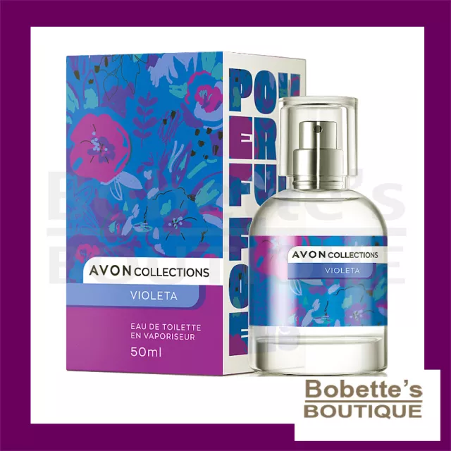 AVON COLLECTION POWERFULL VIOLETA Eau de Toilette pour Elle Vaporisateur 50 ML