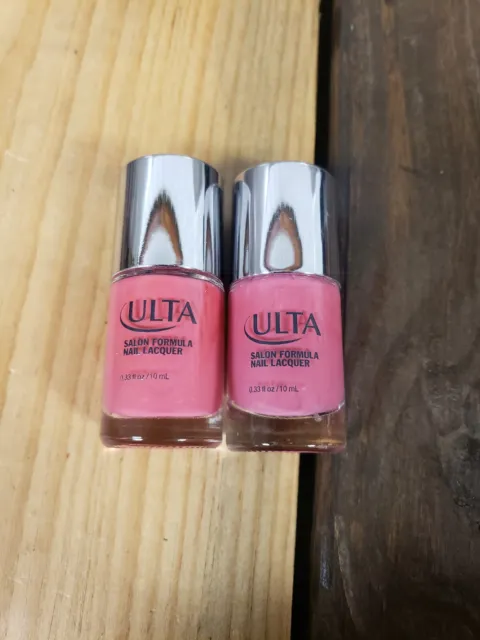 2PK Ulta Salon Formula Nail Lacquer Polish Sweetheart Pink *READ*