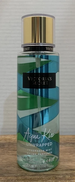 VICTORIA S SECRET AQUA KISS Unwrapped Fragrance Mist and Lotion
