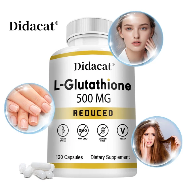 LGLUTAHIONE 500MG SUPPLEMENT Antioxidant,Whiten skin,Liver & Immune
