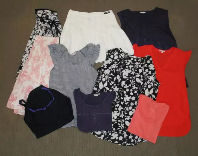 Bulk Lot Ladies/Women's Size 10/12 Summer Clothing (10 items)