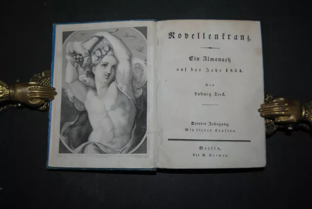 Novellenkranz-  Ein Almanach auf das Jahr 1834. Hrsg. von Ludwig Tieck - 1833