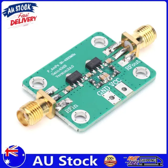 AU 30-4000mhz RF Amplifier Module DC 5V Broadband RF Signal Amplifier for FM HF