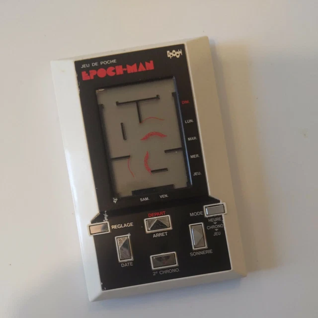 Ancienne console de jeu portable Epoch-Man  pocket size Japon 1981 vintage