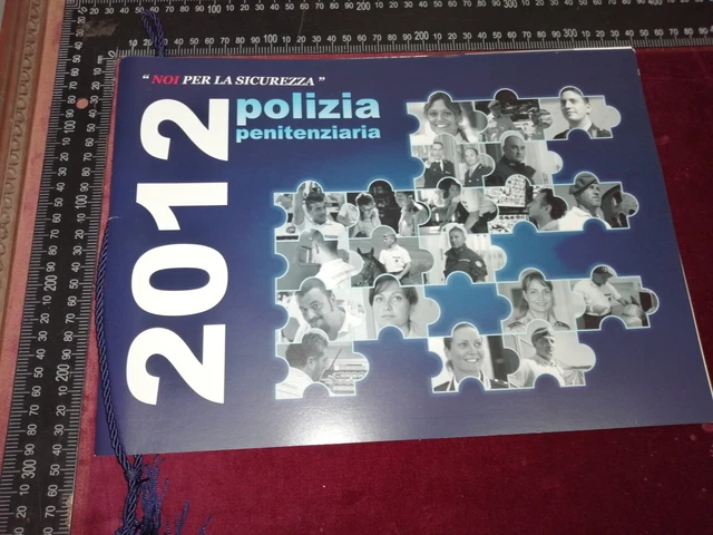 Calendario Istituzionale Polizia Penitenziaria Agenti Di Custodia 2012 Rarità!!!