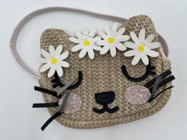 🏝️ cat kitten purse handbag zip zipper Little Girls Kids