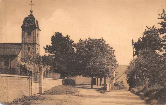 BOUSSIERES - place de l'église