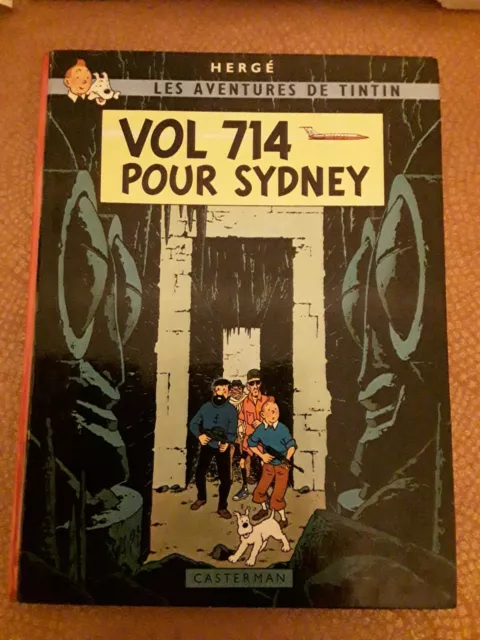 Les Aventures De Tintin Vol747 Pour Sydney Herge Casterman 1968