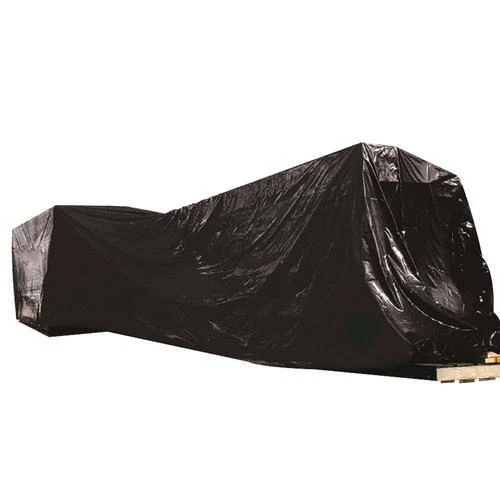 MyBoxSupply 10 x 100' - 4 Mil Black Poly Sheeting, 1 Roll Per Case