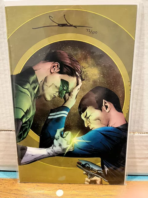 Star Trek Green Lantern 1 Dynamic Forces Virgin Variant Signed By Jae Lee w/ COA