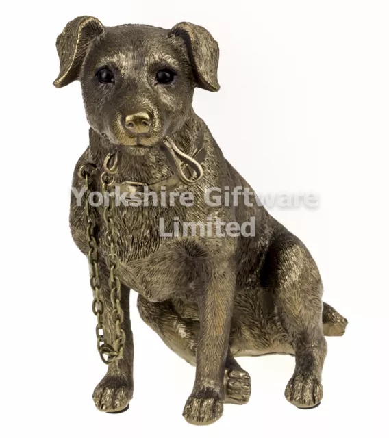 Sitting Jack Russell Terrier Dog Ornament Bronze Walkies The Leonardo Collection