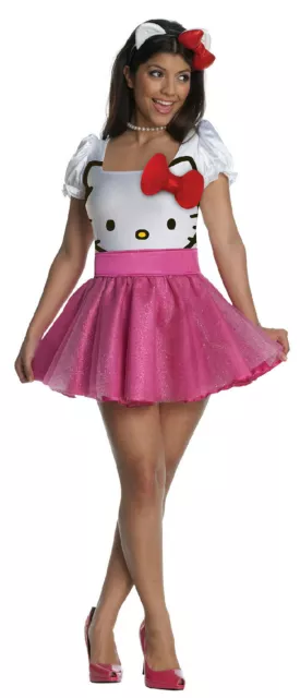 Secret Wishes Women's Sexy Hello Kitty Adult Tutu Dress Costume XS