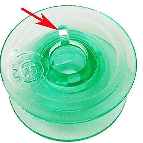 Bobinas verdes para Husqvarna Viking 413182545 4123078G bobinas verdes 25/caja