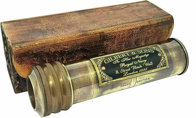 Caleidoscopio Vintage De Laton Con Acabado Antiguo Y Caja De | Envío gratis Caleidoscopio Vintage De Laton Con Acabado Antiguo Y Caja De | Envío gratis