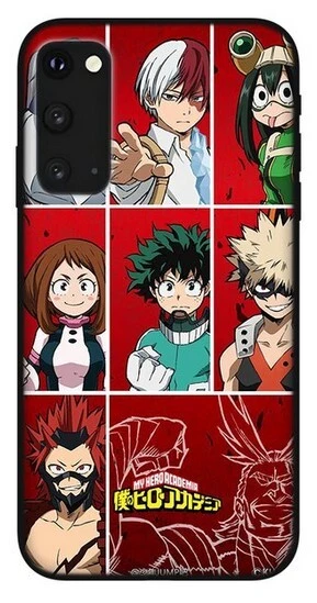 My Hero Academia – coque de téléphone en silicone  pour Samsung Galaxy S9