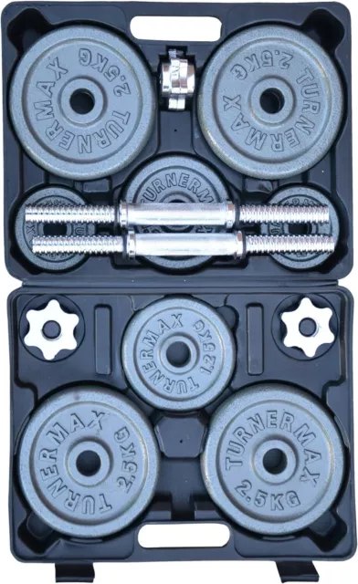 TurnerMAX Dumbbells 20kg 2