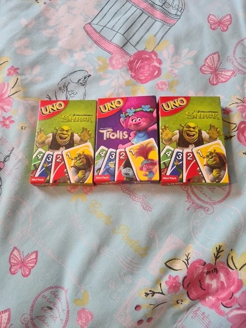 Shrek Uno Reverse Card Rassies MCDONALDS UNO CARDS, Shrek, Trolls £4.50 - PicClick UK