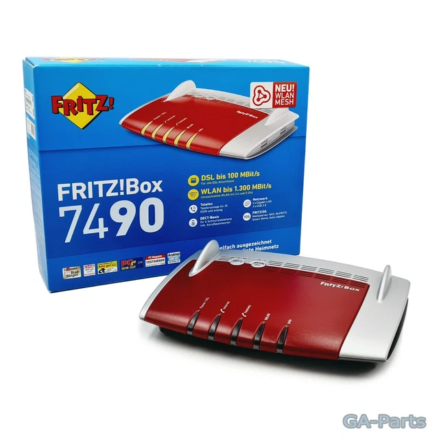 AVM FRITZBox 7390 INTERNATIONAL VDSL DSL Modem Gigabit #2 Jahre Gewährleistung - Foto 4