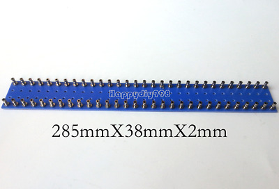 1PC 285x38x2mm Blue TAG BOARD STRIP BOARD with TURRET forTube Audio Guitar Amp