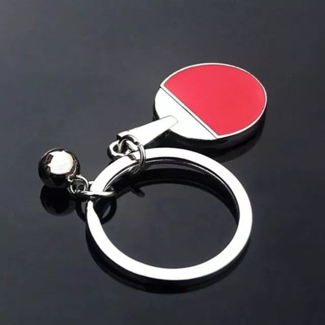 Keychain Mini Pingpong Bat Keyring Zinc Alloy Table Tennis Key Chain  Sport Fan