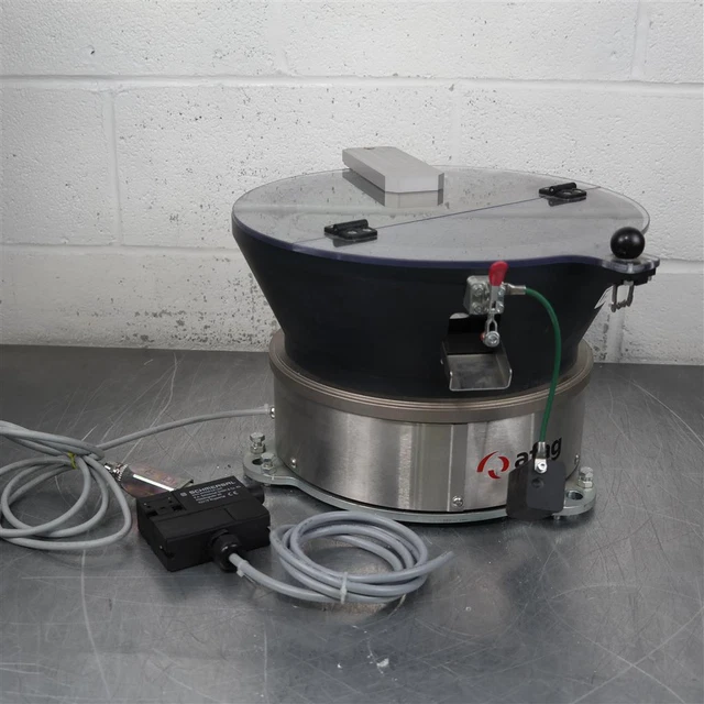AFAG BF35-L12 Vibratory Feeder Bowl w/ Schmersal AZM 170SK Safety Interlock