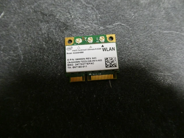Carte WiFi Pour Ordinateur Portable Dell Precision M4600 - D'occasion - Testée Fonctionnelle